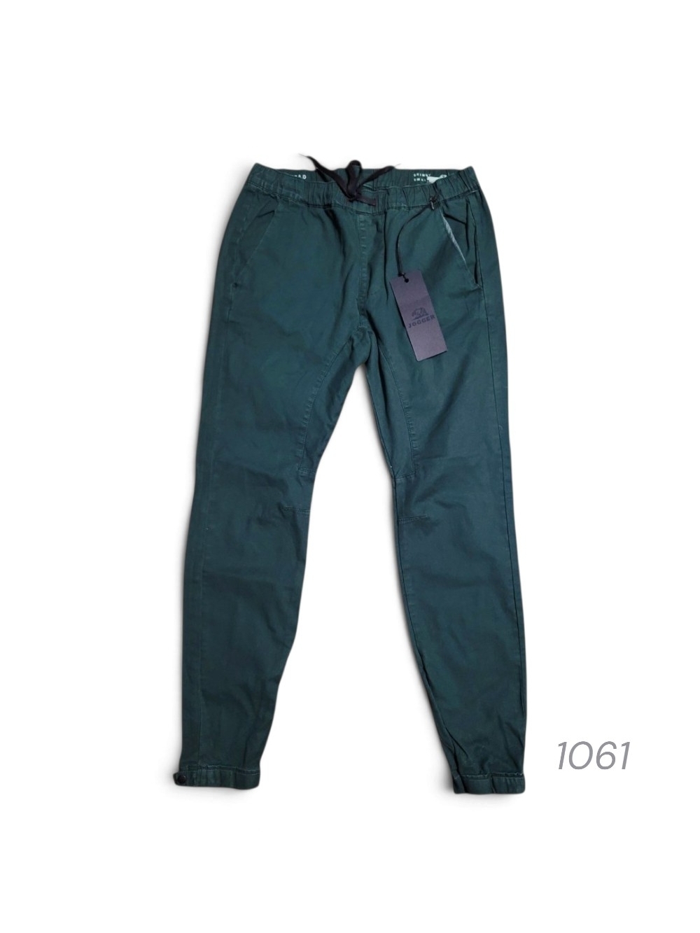 BULLHEAD - Small Skinny Men's Dark Green Casual Jogger Pants